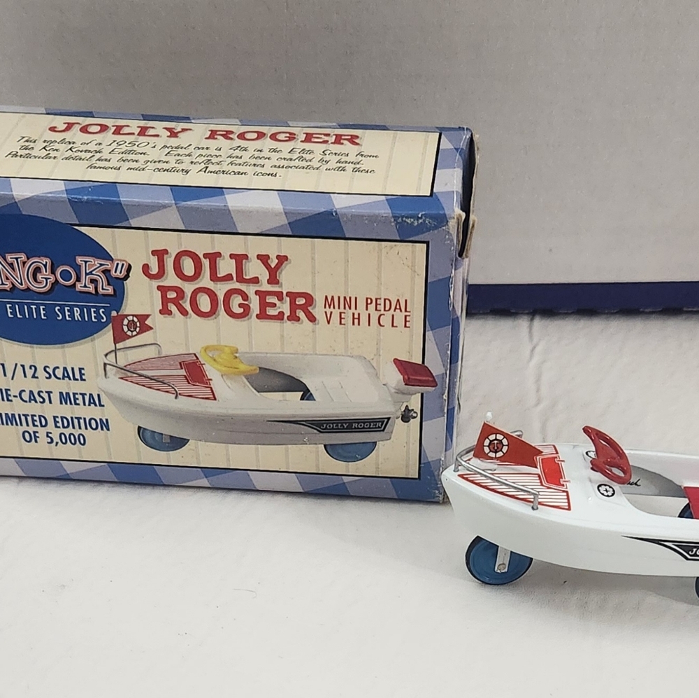 King o K Jolly Roger 1/12 scale pedal car